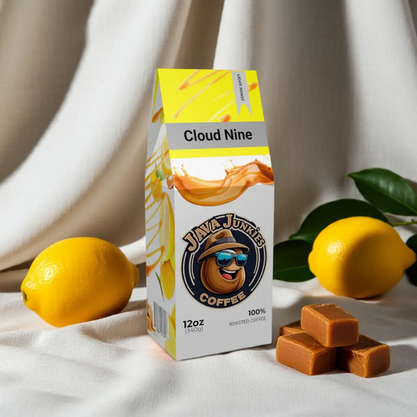 Cloud Nine Premium Light Roast Coffee 12oz Bag Java Junkies