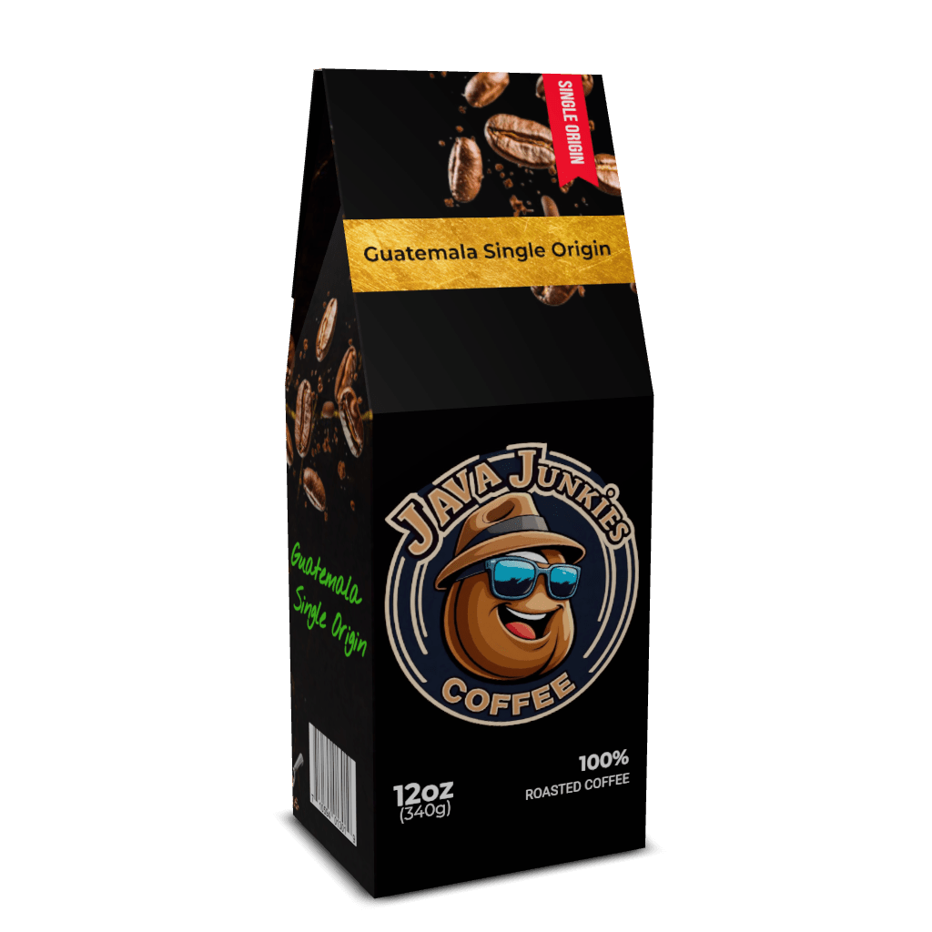 Guatemala Single Origin Coffee - Premium Specialty Beans 12oz Bag - Java Junkies Whole Bean Specialty Single Origin Coffee