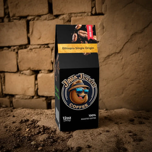 Single Origin Ethiopia Specialty Coffee 12oz Bag Java Junkies