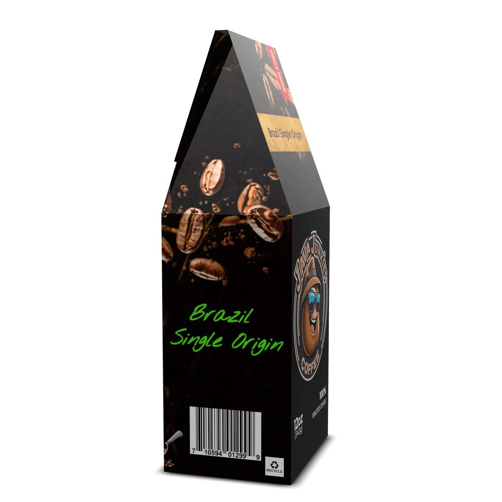 Brazil Single Origin Coffee - Premium Specialty Beans 12oz Bag - Java Junkies Whole Bean Specialty Single Origin Coffee