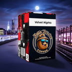 Velvet Nights Dark Roast Coffee Pods - K-Cup Compatible 12 Count - Java Junkies Ground Specialty Coffee Pods