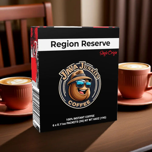 Region Reserve - Single Origin Specialty Instant Coffee 6pk Java Junkies