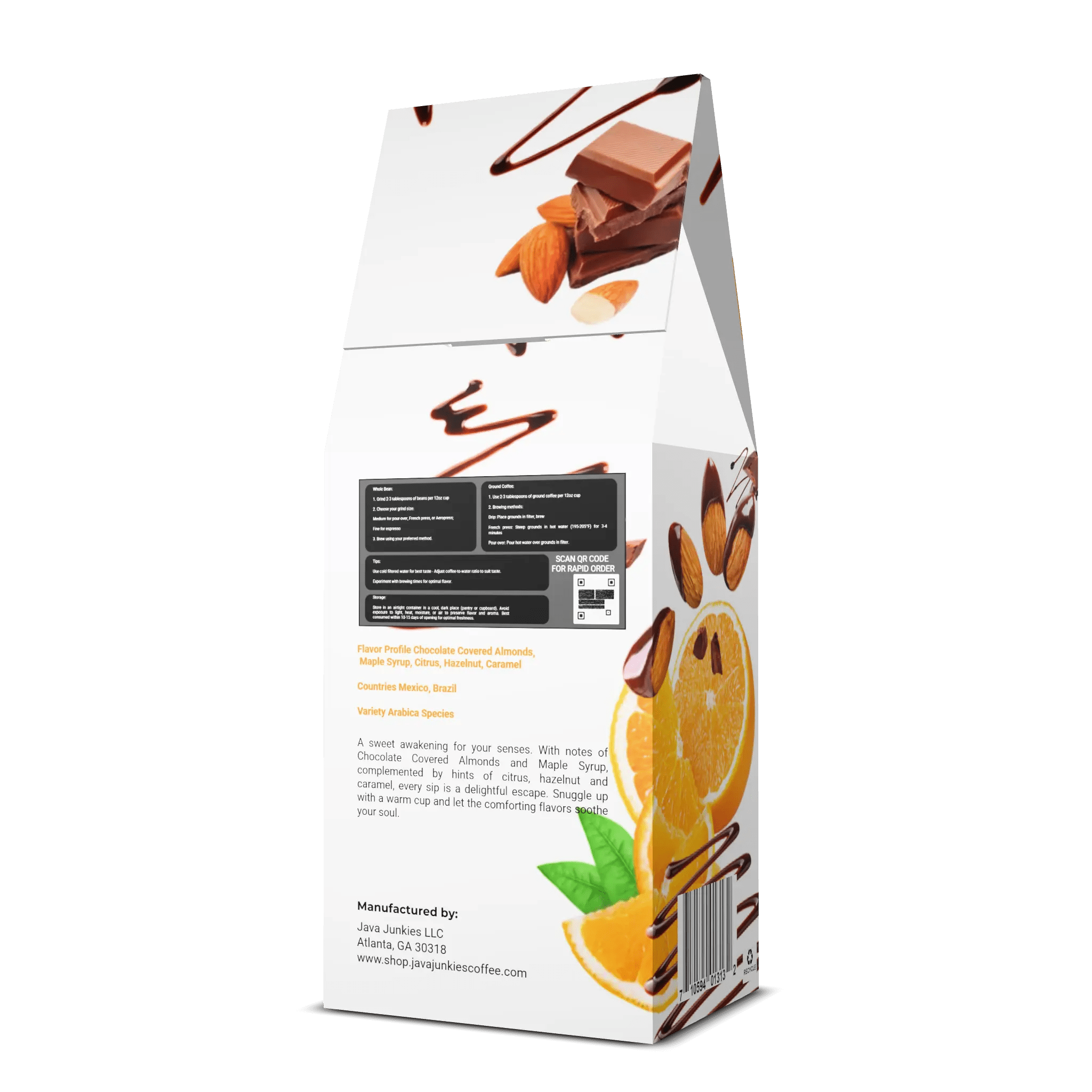 Terra Verde Medium Roast Coffee - Premium Balanced Specialty Blend 12oz - Java Junkies Whole Bean Specialty Coffee