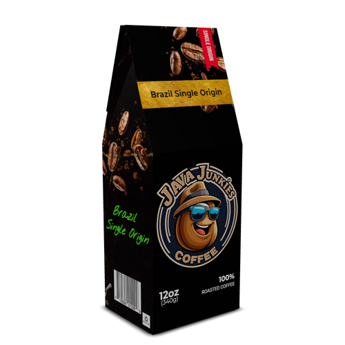 Single Origin Brazil Specialty Coffee 12oz Bag Java Junkies